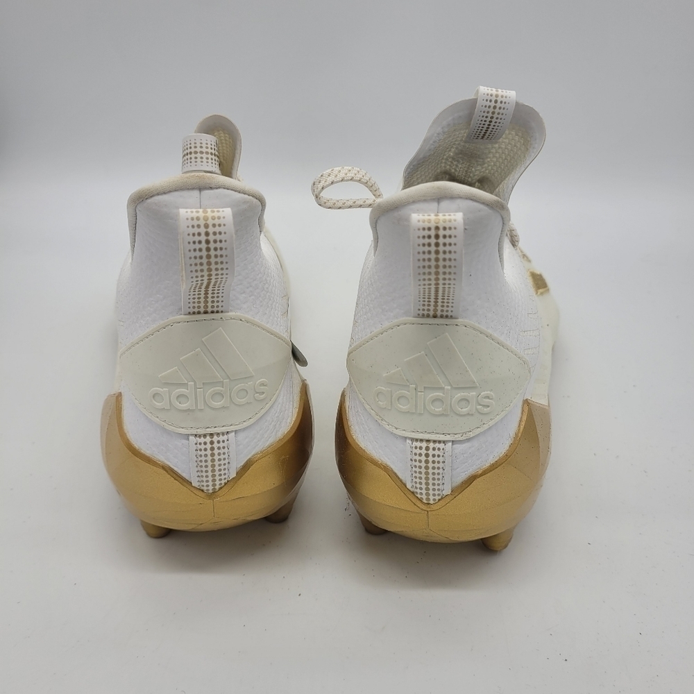 Adidas Shoes Men's 17 Adizero Football Cleats White Gold EH2547 - Picture 6 of 8